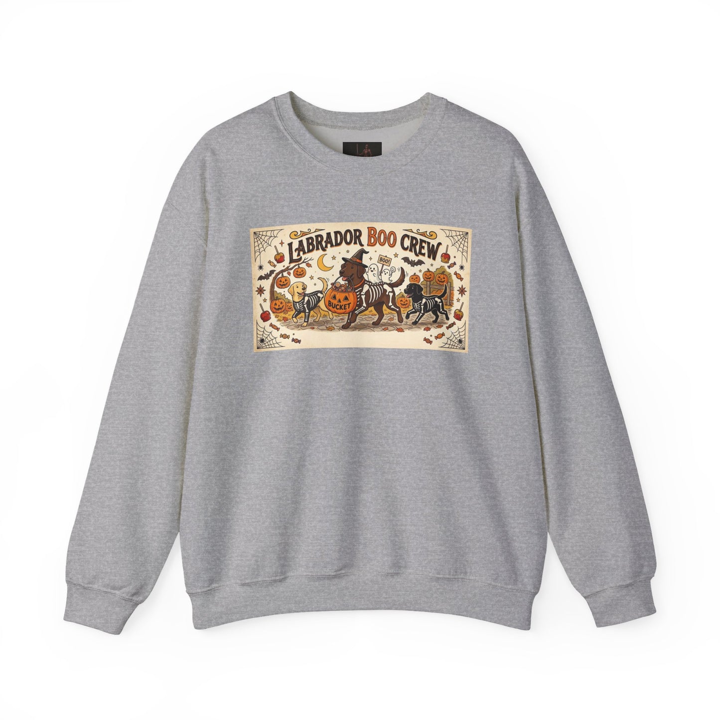 Friday Knights - Labrador Boo Crew Halloween Sweatshirt