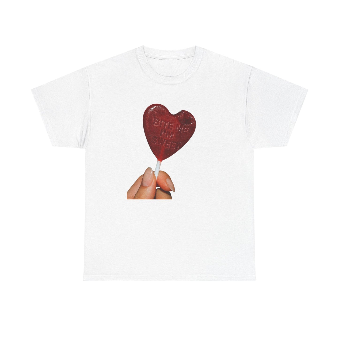 Friday Knights - 'Bite Me' Candy Heart T-Shirt