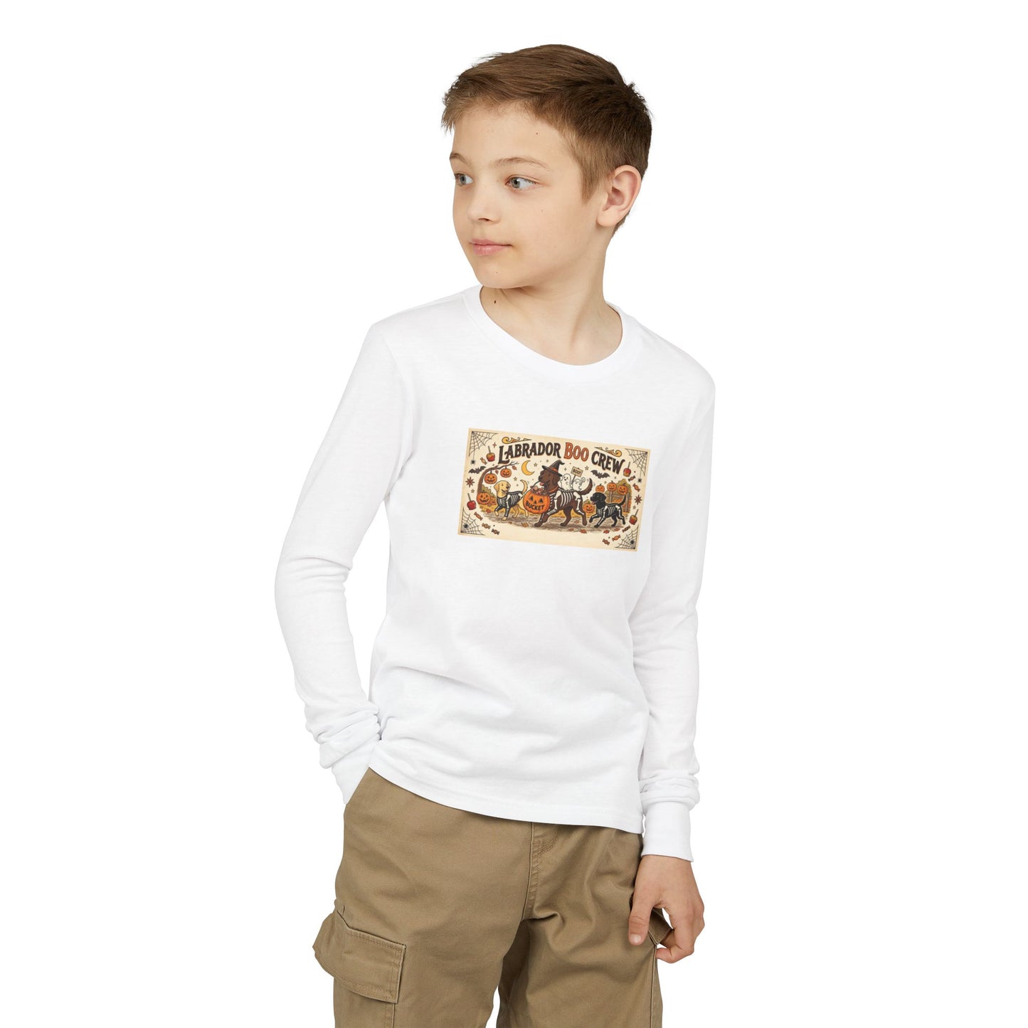 Friday Knights KIDS-  "Labrador Boo Crew" Halloween Dog Graphic