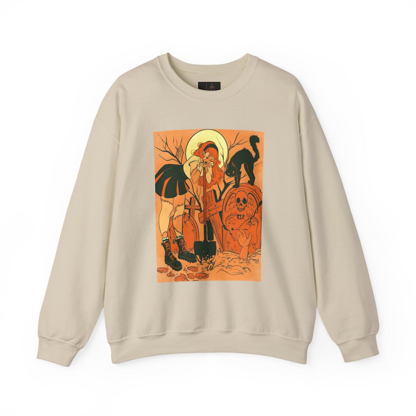 Friday Knights -Halloween Graveyard sweater