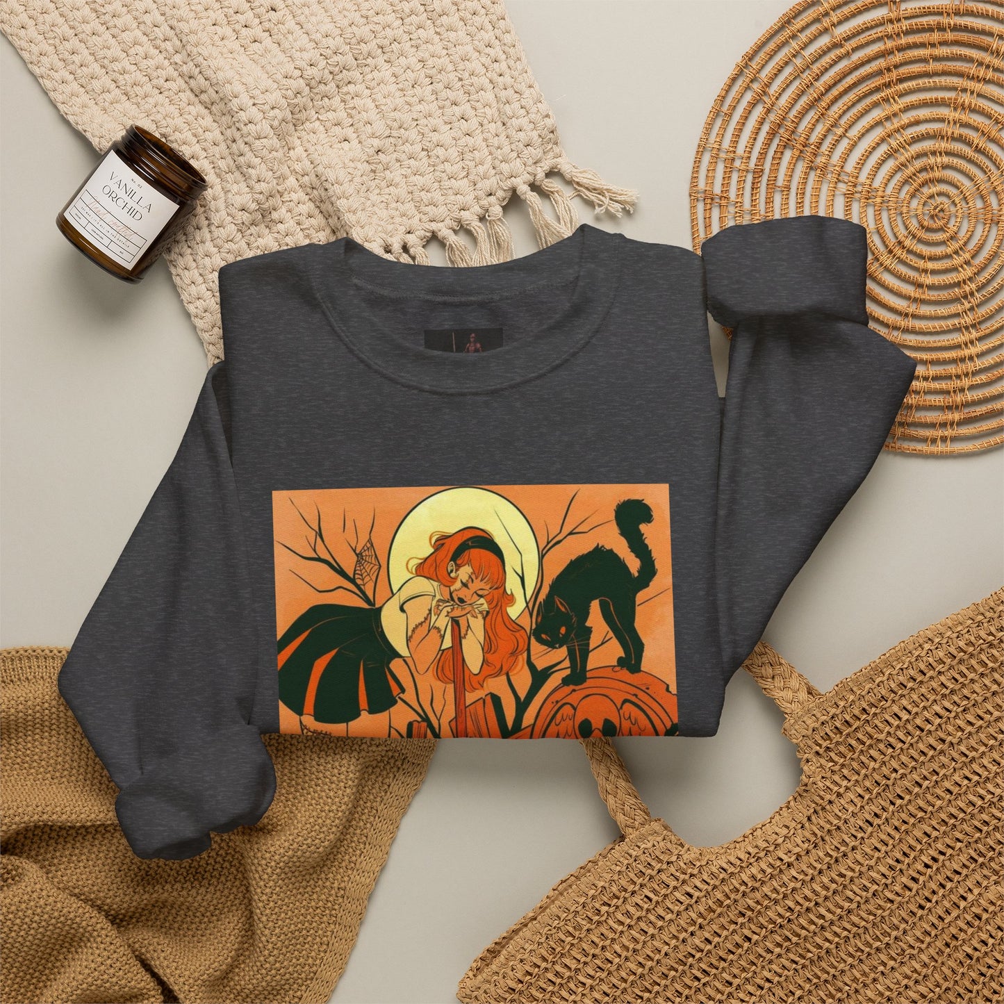 Friday Knights -Halloween Graveyard sweater