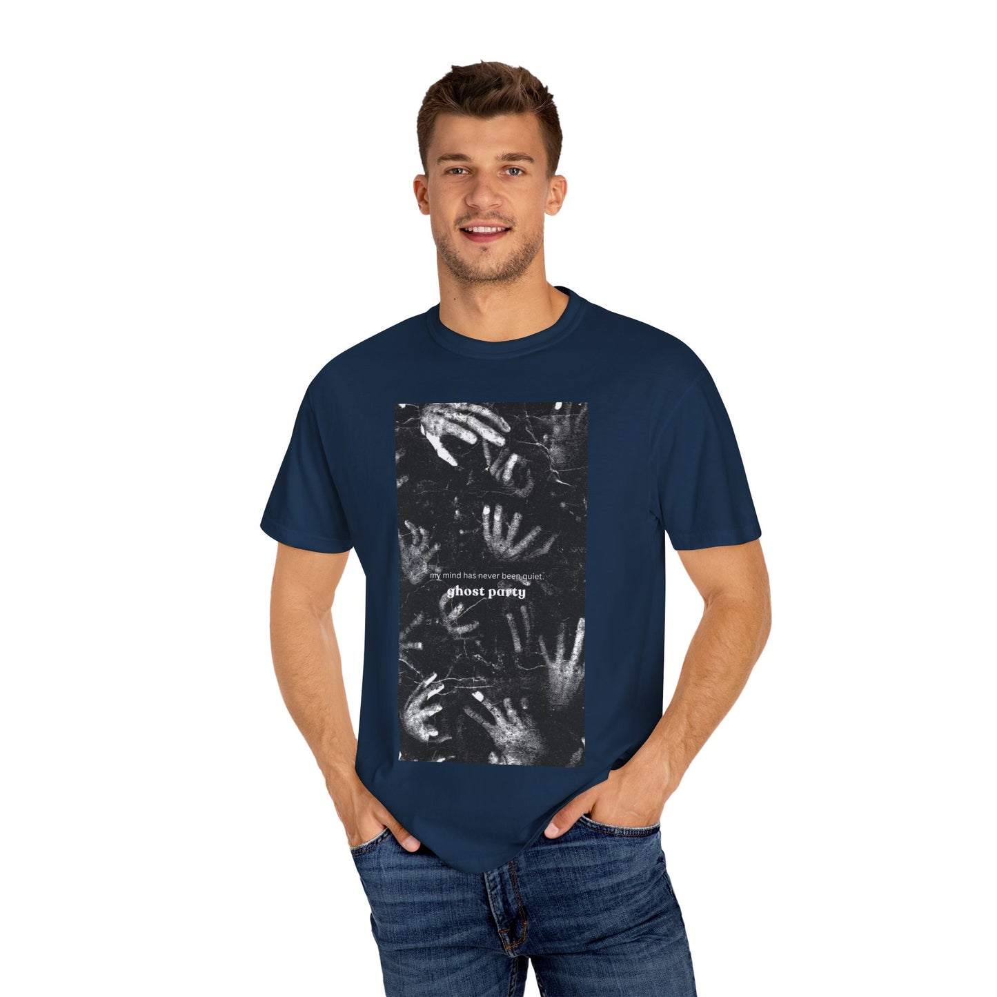 my mind has never been quiet hand tee