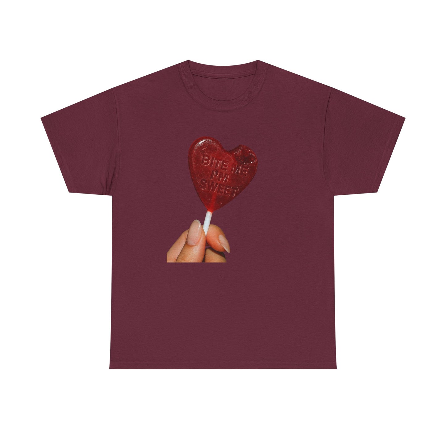 Friday Knights - 'Bite Me' Candy Heart T-Shirt
