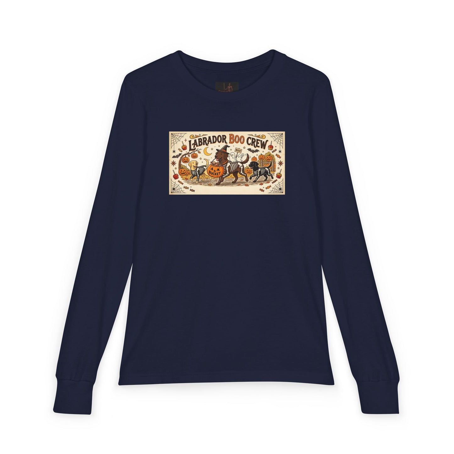 Friday Knights KIDS-  "Labrador Boo Crew" Halloween Dog Graphic