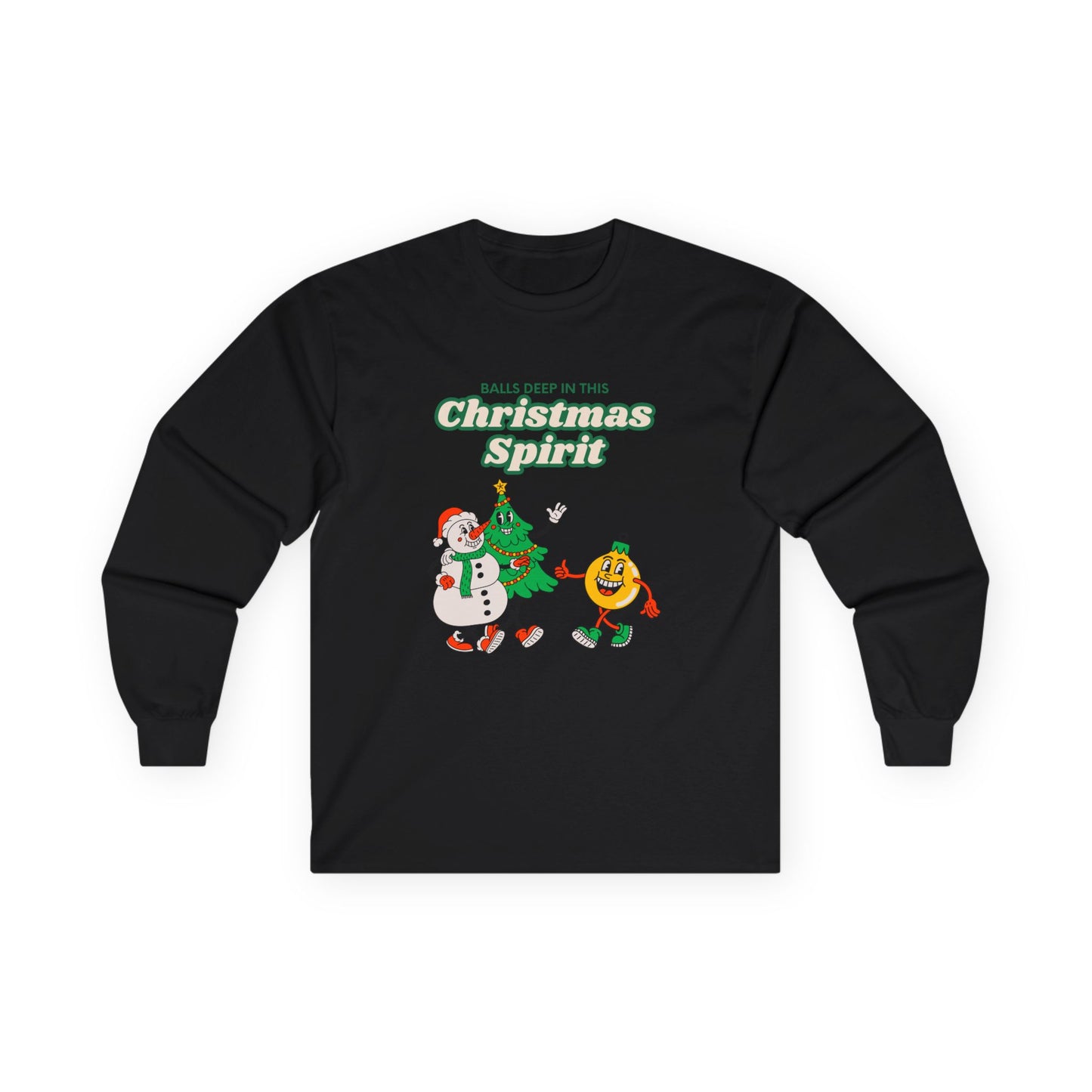 Friday Knights - Balls deep in the Christmas Spirit NONFLEECE sweater
