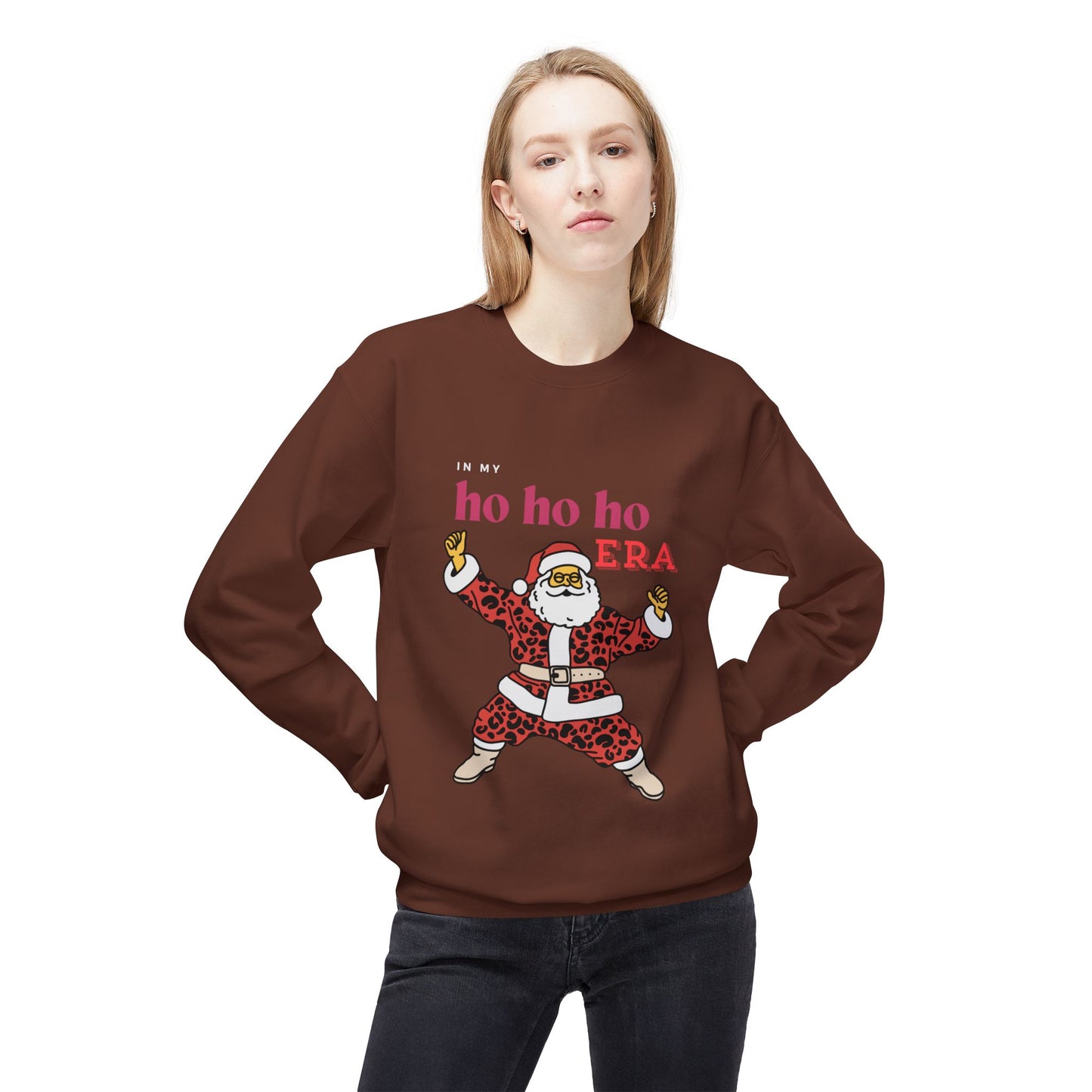 Friday Knights -  Santa in my ho ho ho era Fleece Crewneck Sweatshirt