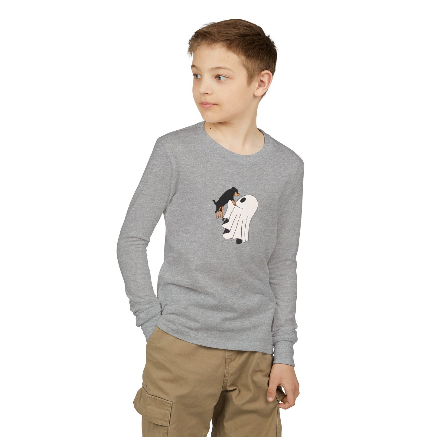 Friday Knights KIDS- Ghost with Rottie graphic