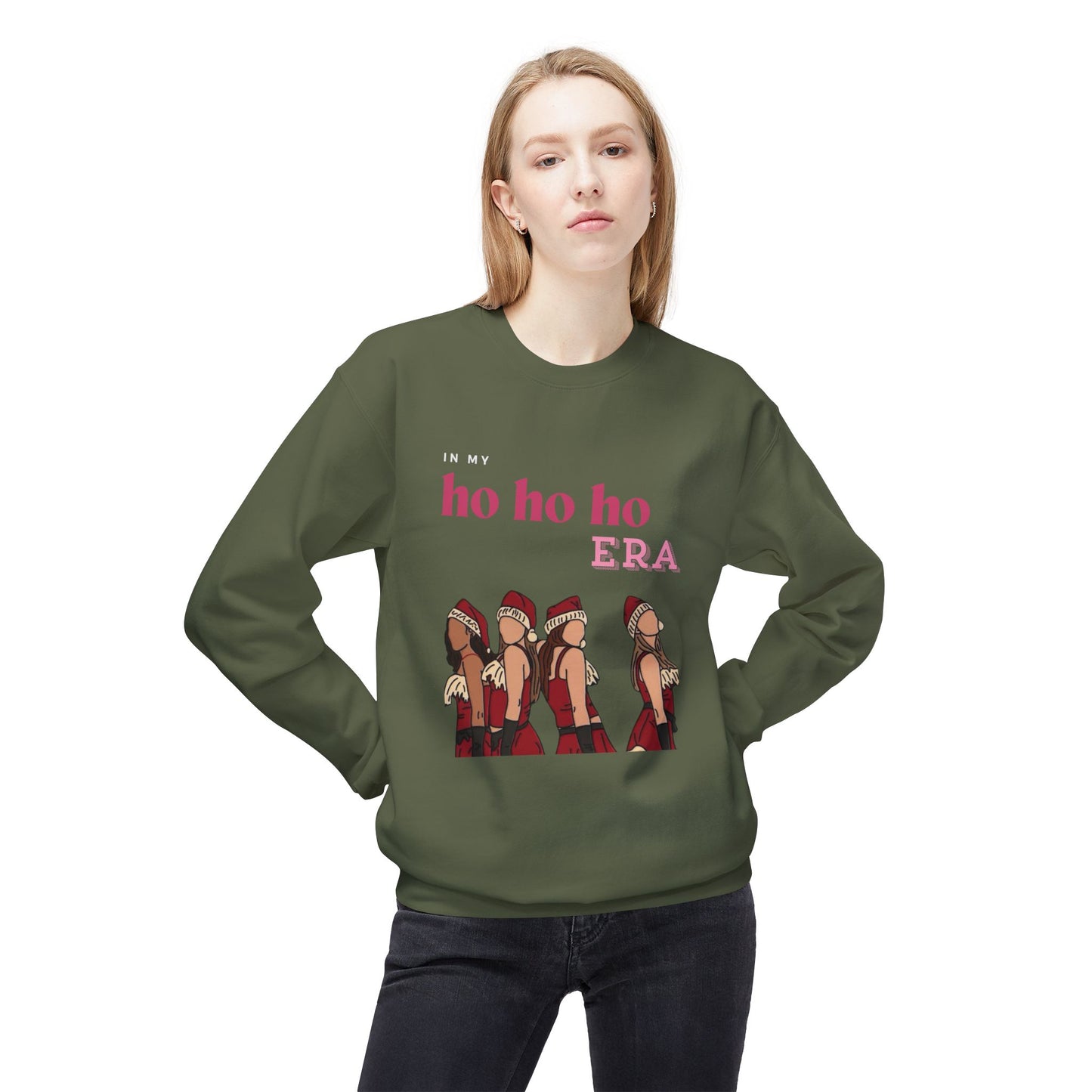 Friday Knights - In my ho ho ho era Fleece Crewneck Sweatshirt