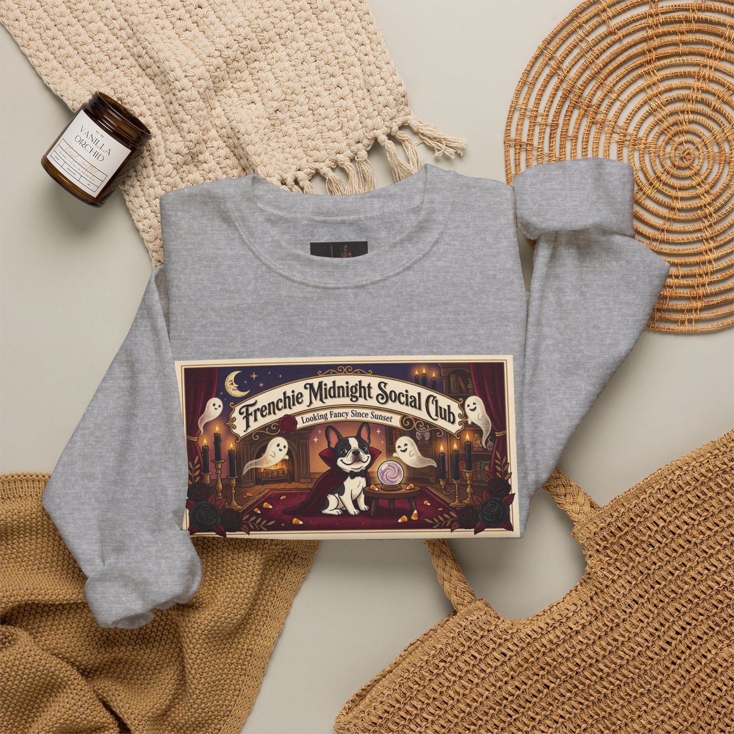 Friday Knights - "Frenchie Midnight Social Club" Graphic