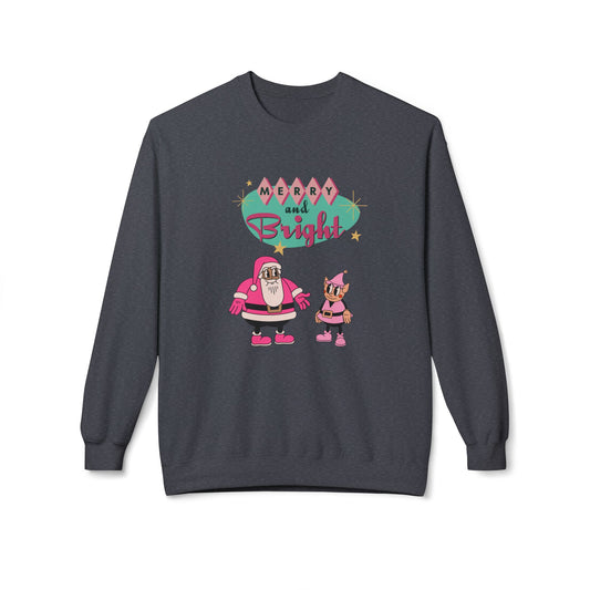 Friday Knights - Merry and Bright Crewneck fleece Sweatshirt