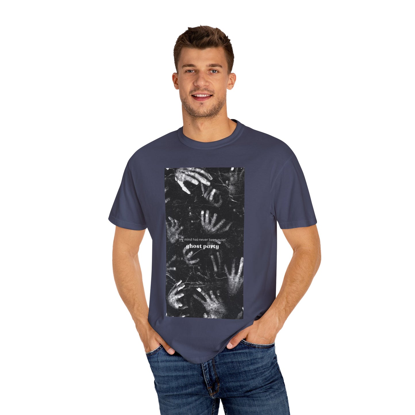 my mind has never been quiet hand tee