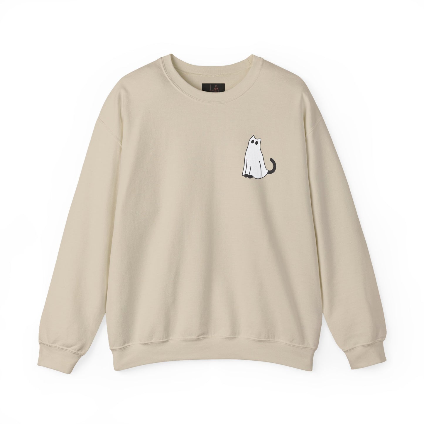Friday Knights - Ghost Cat Crewneck Sweatshirt