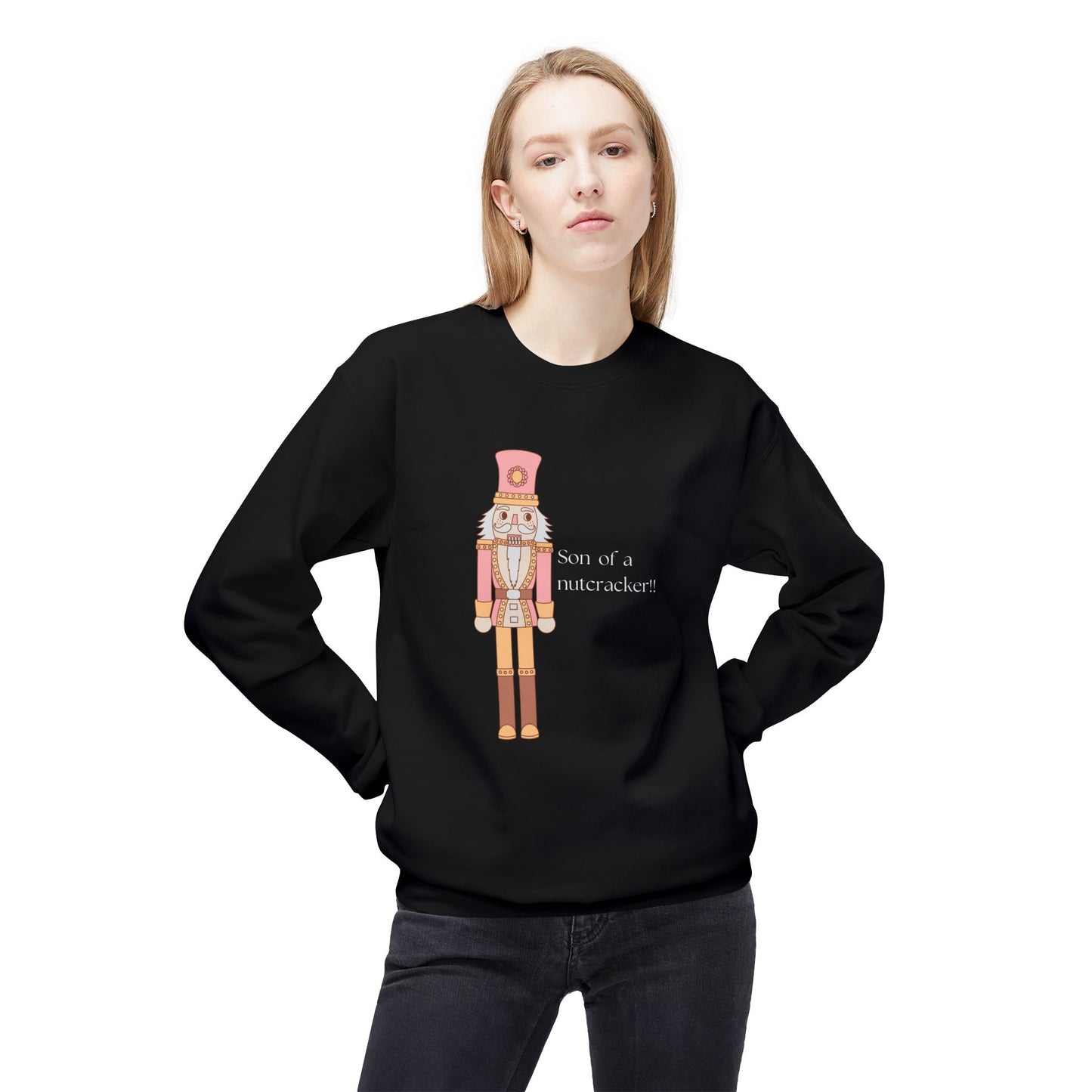 Friday Knights - Son of a nutcracker Fleece Crewneck Sweatshirt