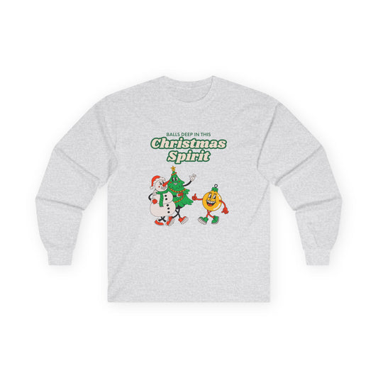 Friday Knights - Balls deep in the Christmas Spirit NONFLEECE sweater