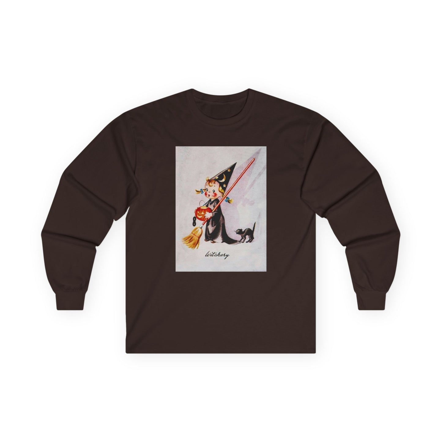 Witch and black cat sweater