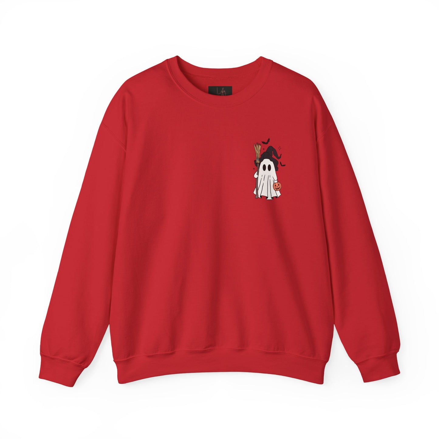 Friday Knights - Ghost in a Witch Hat Crewneck Sweatshirt
