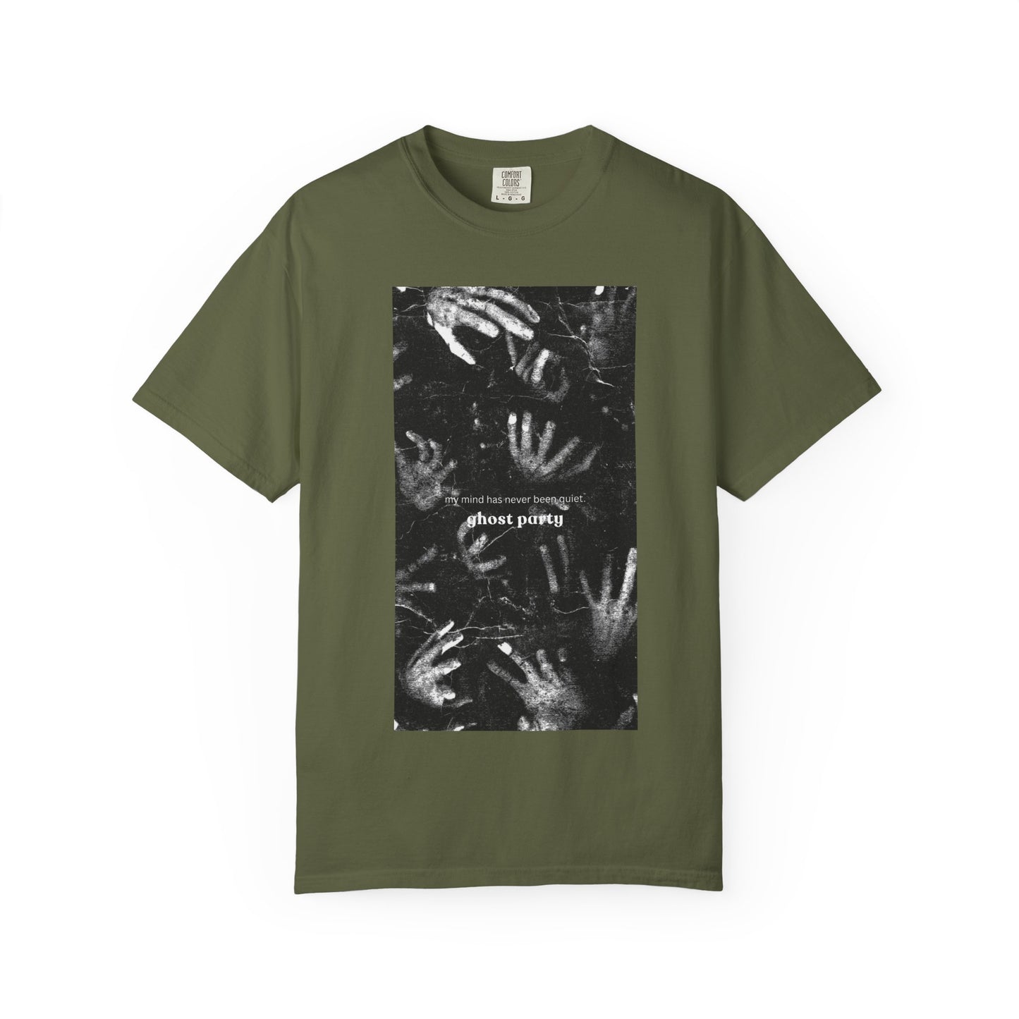 my mind has never been quiet hand tee