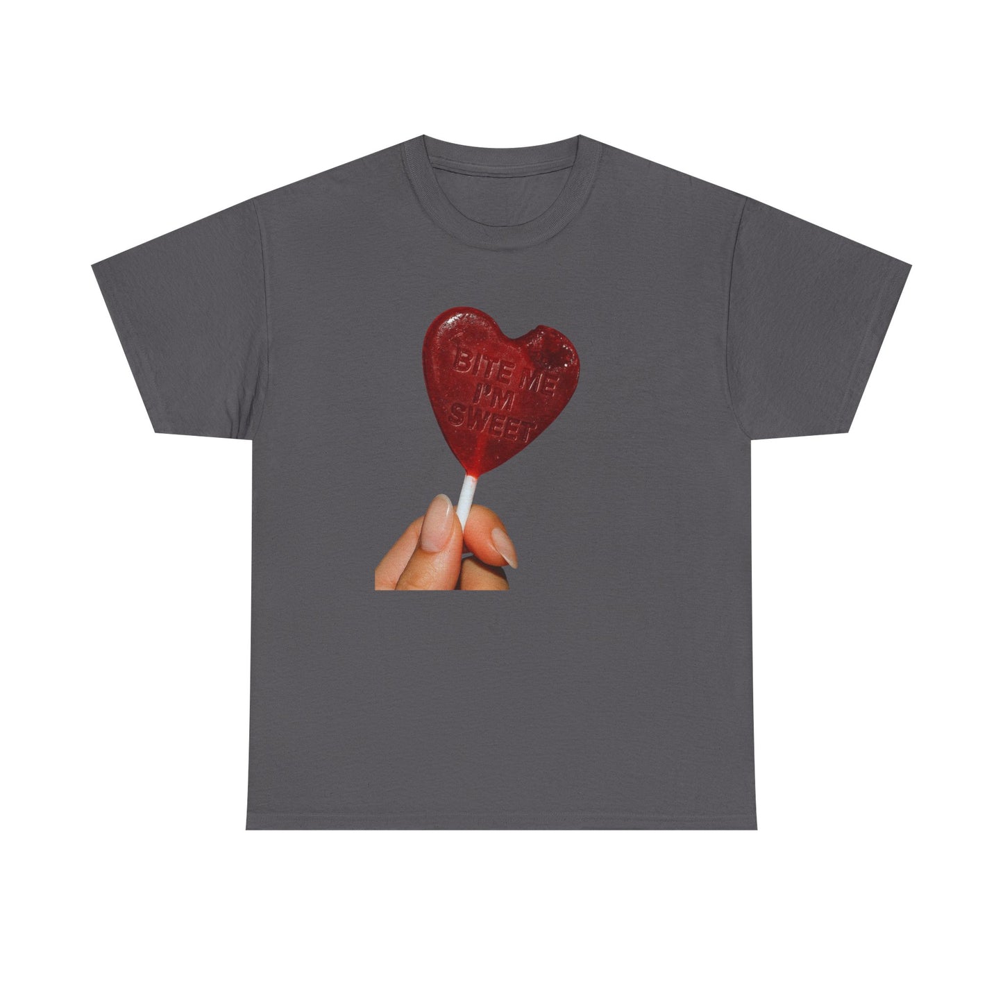 Friday Knights - 'Bite Me' Candy Heart T-Shirt