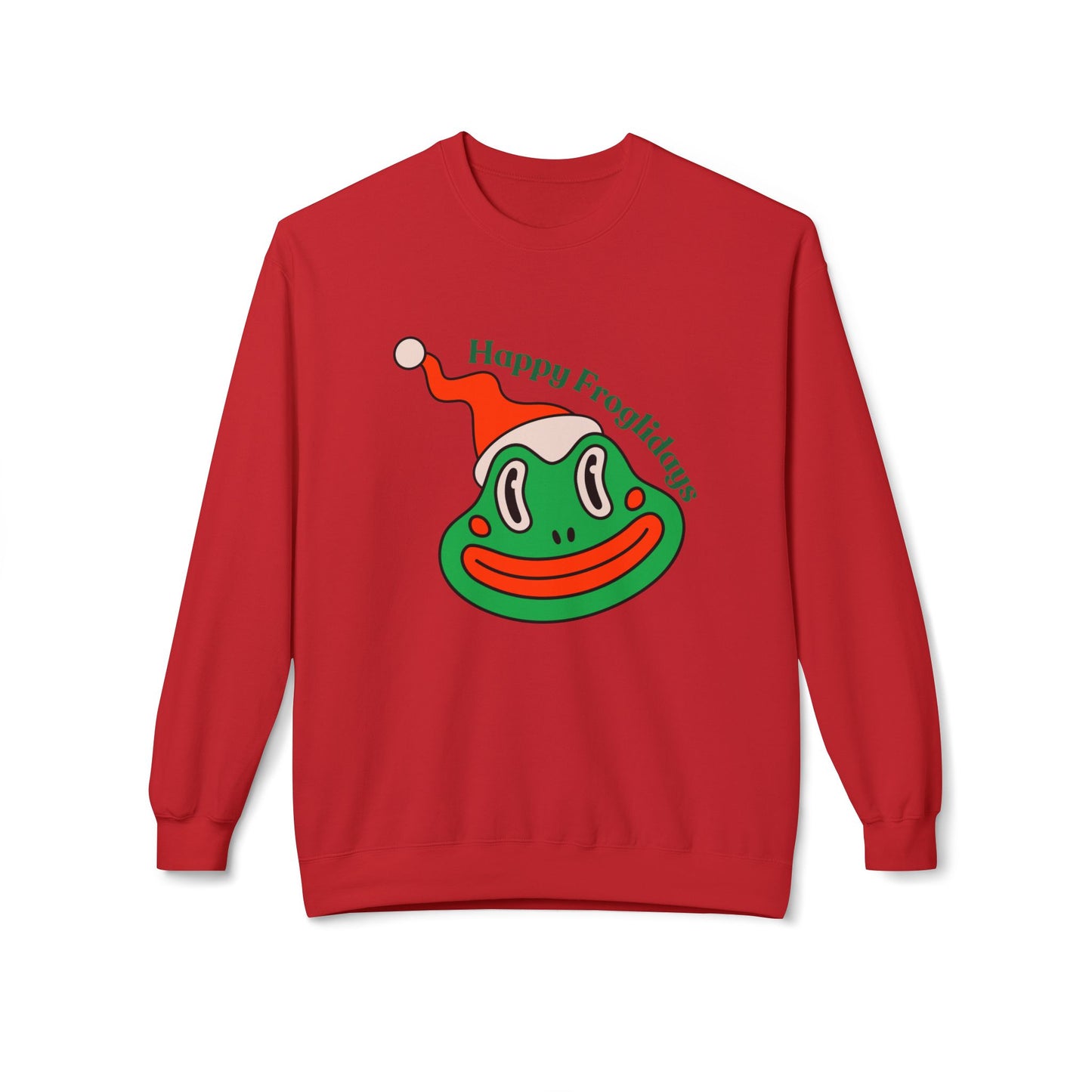 Friday Knights - Happy Froglidays Holiday fleece Sweater