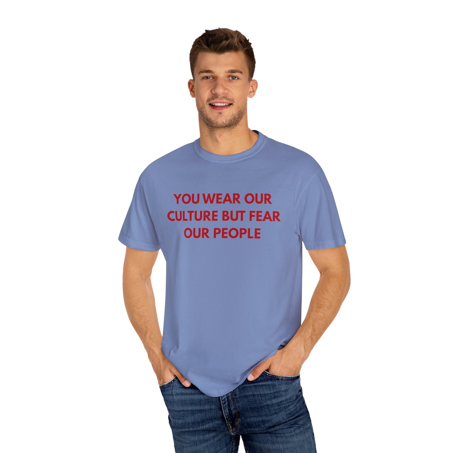 You wear our culture but fear our people