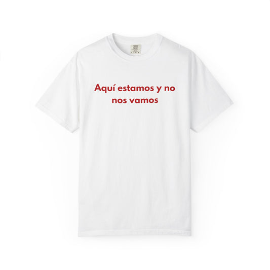 Aqui estamos y no nos vamos