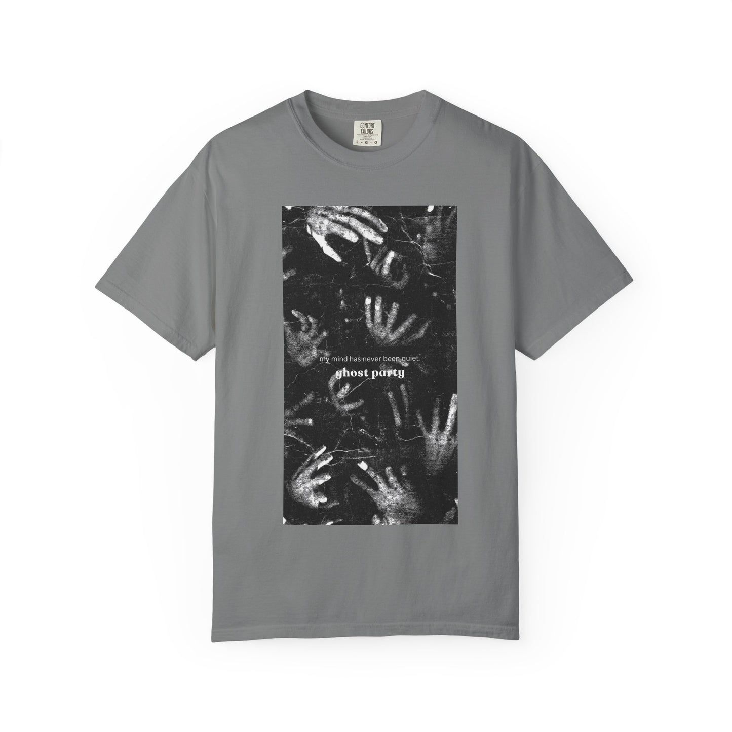 my mind has never been quiet hand tee