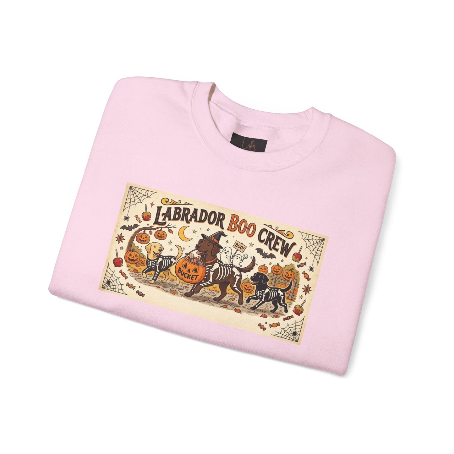 Friday Knights - Labrador Boo Crew Halloween Sweatshirt