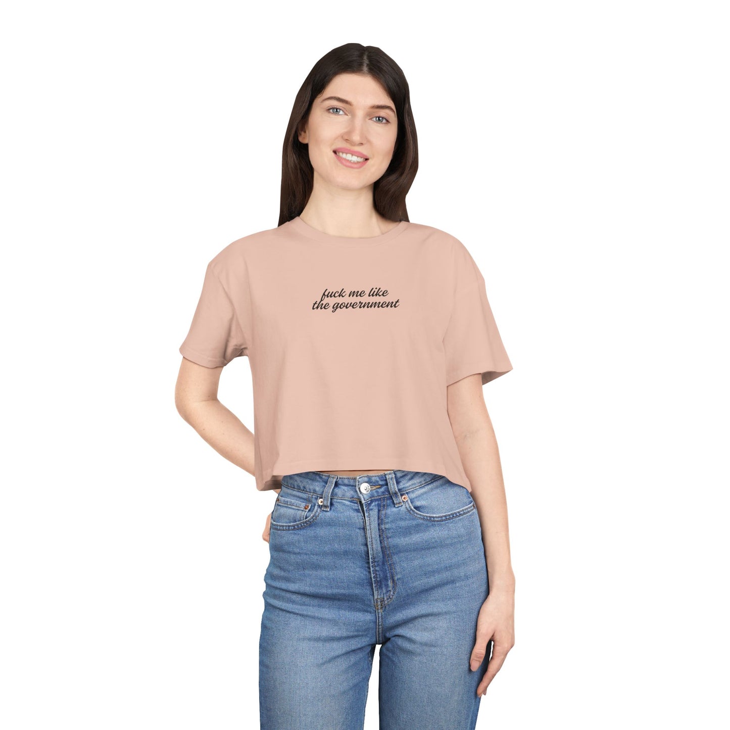 Friday Knights - do me like the government crop top
