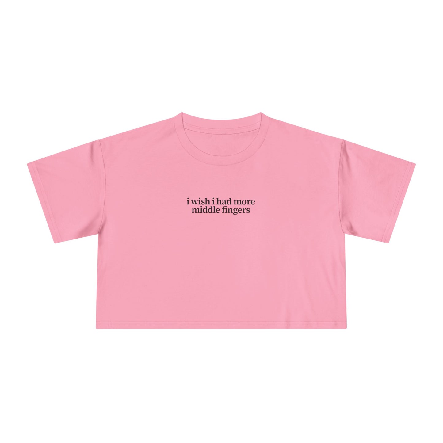 Friday Knights - I wish I had more fingers crop top