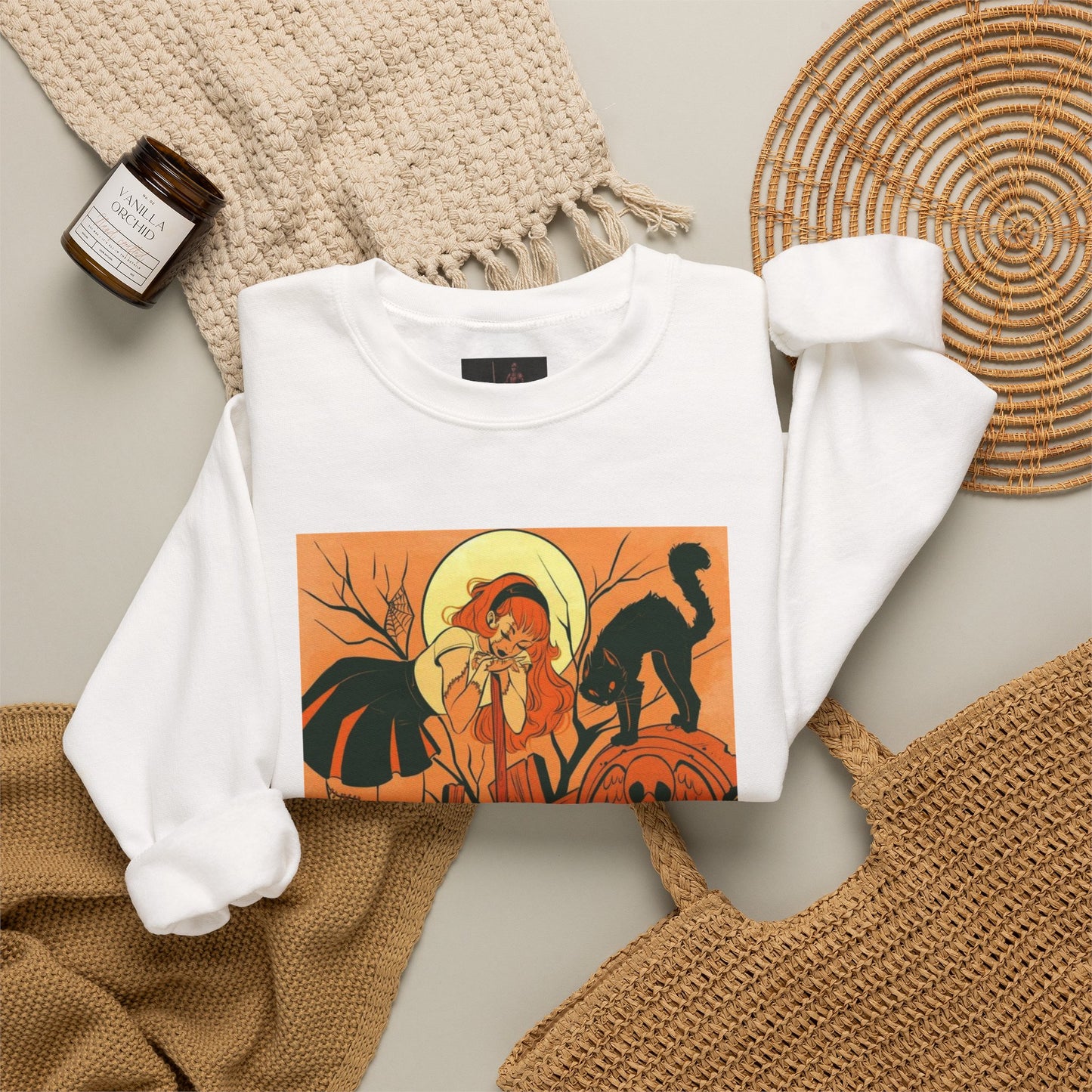 Friday Knights -Halloween Graveyard sweater