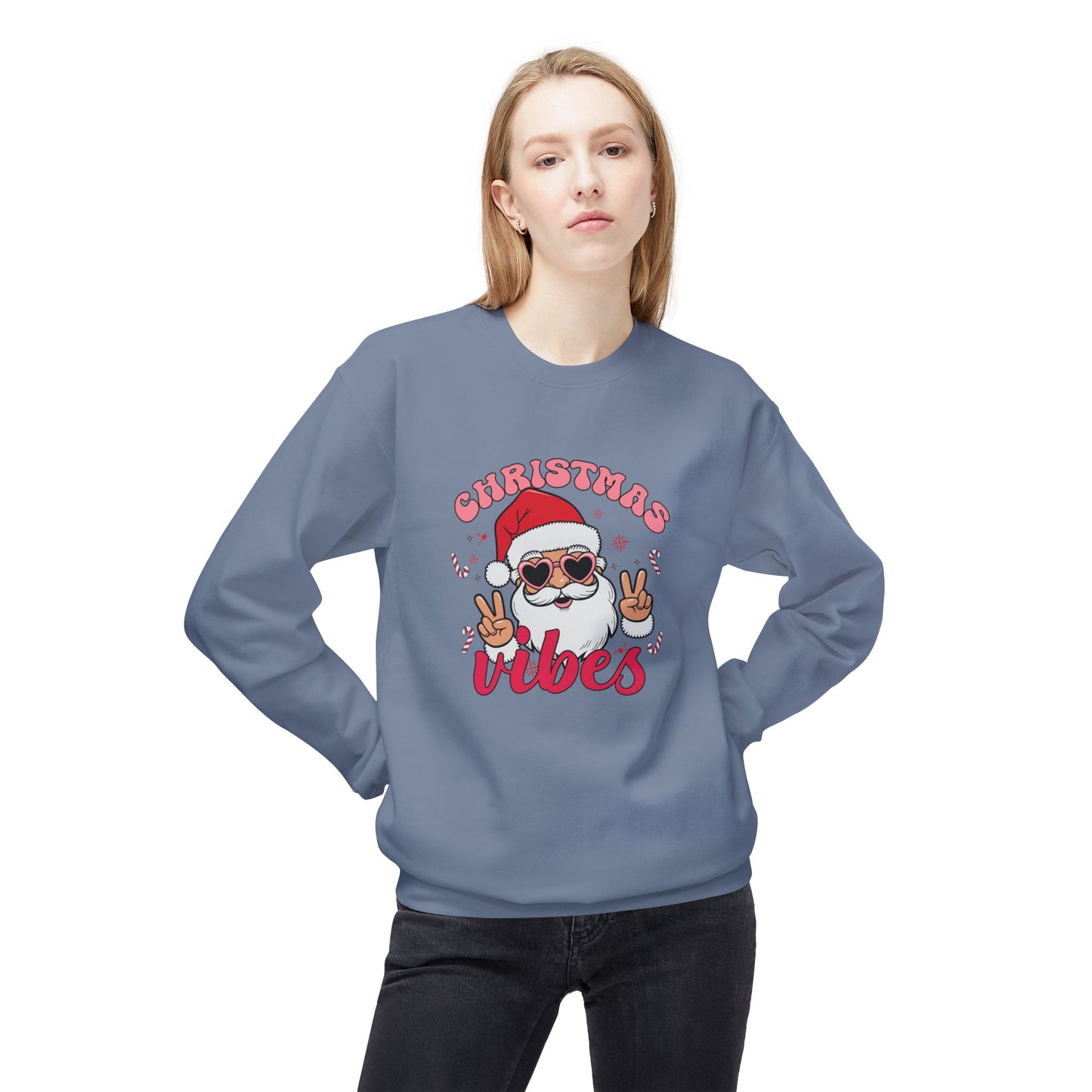 Friday Knights - Christmas Vibes Crewneck fleece Sweatshirt