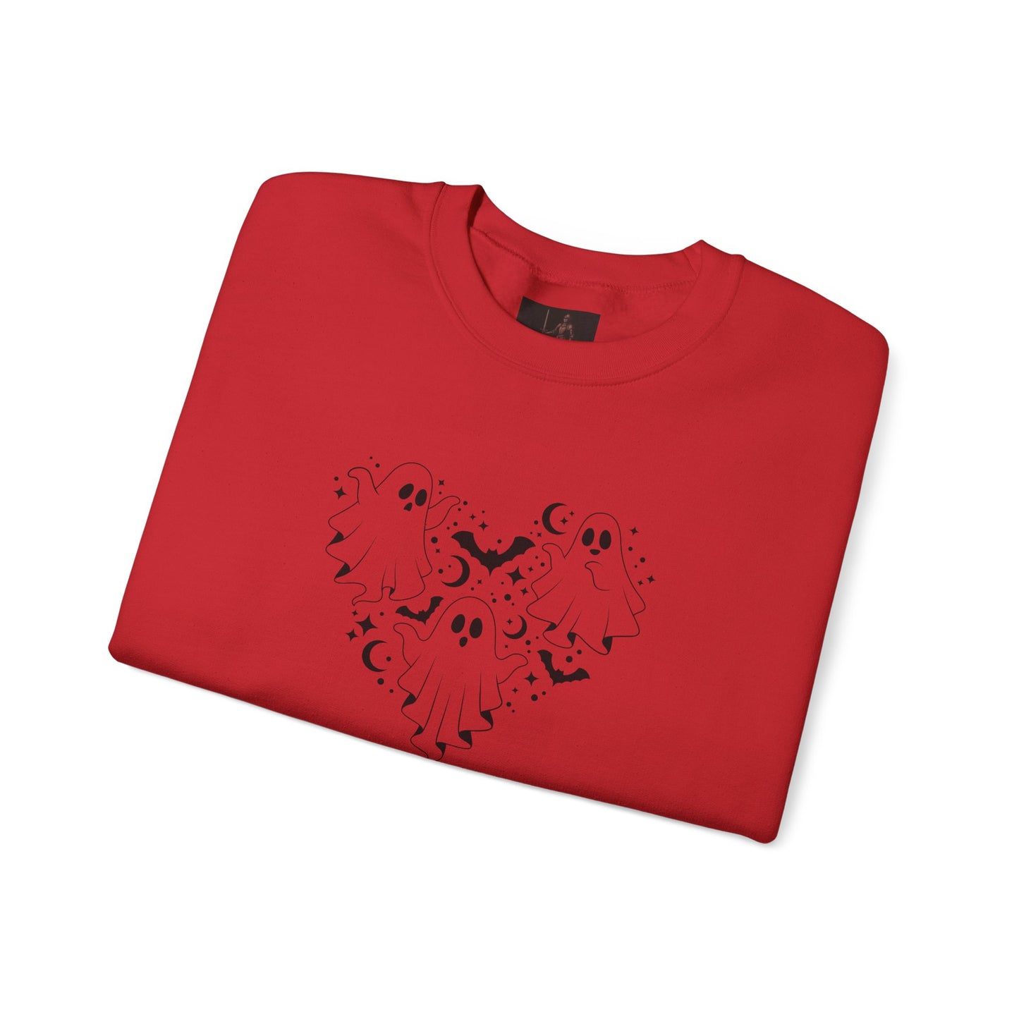 Friday Knights - Crescent Moon Heart Crewneck Sweatshirt