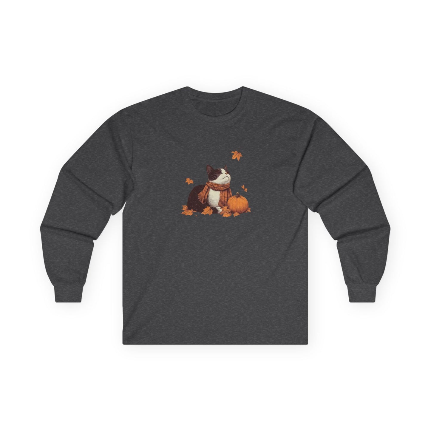 cat and pumpkin sweater