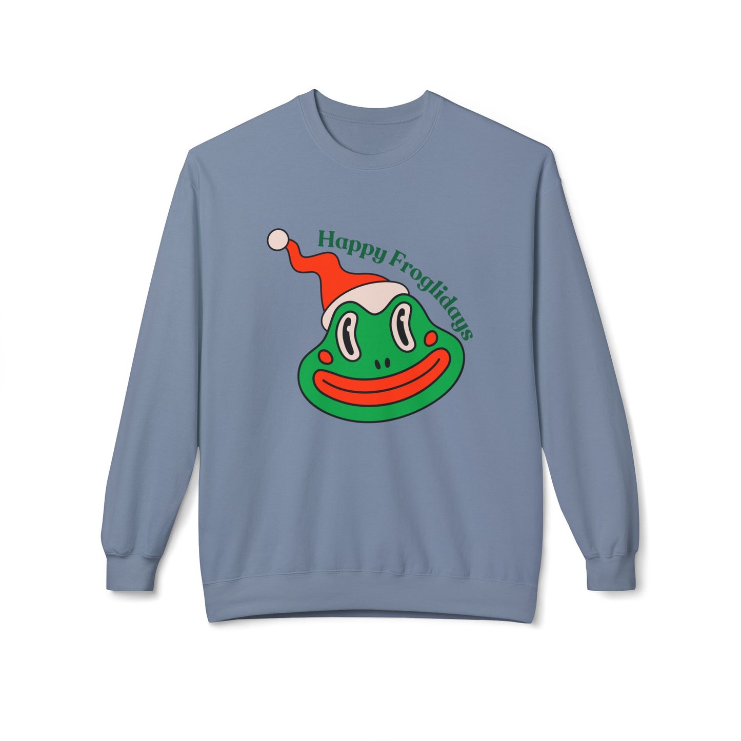 Friday Knights - Happy Froglidays Holiday fleece Sweater