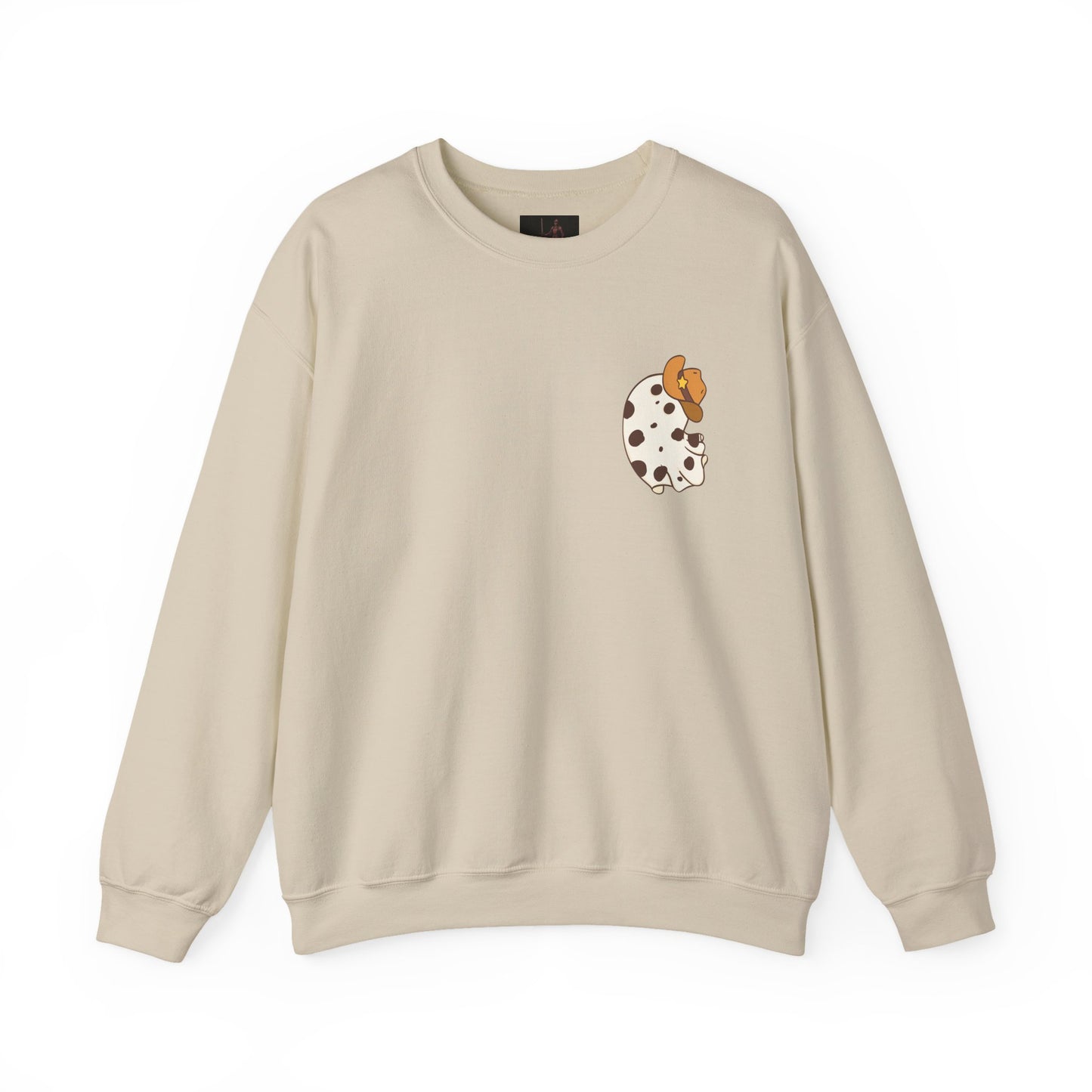 Friday Knights - Cow Spot Ghost Crewneck Sweatshirt