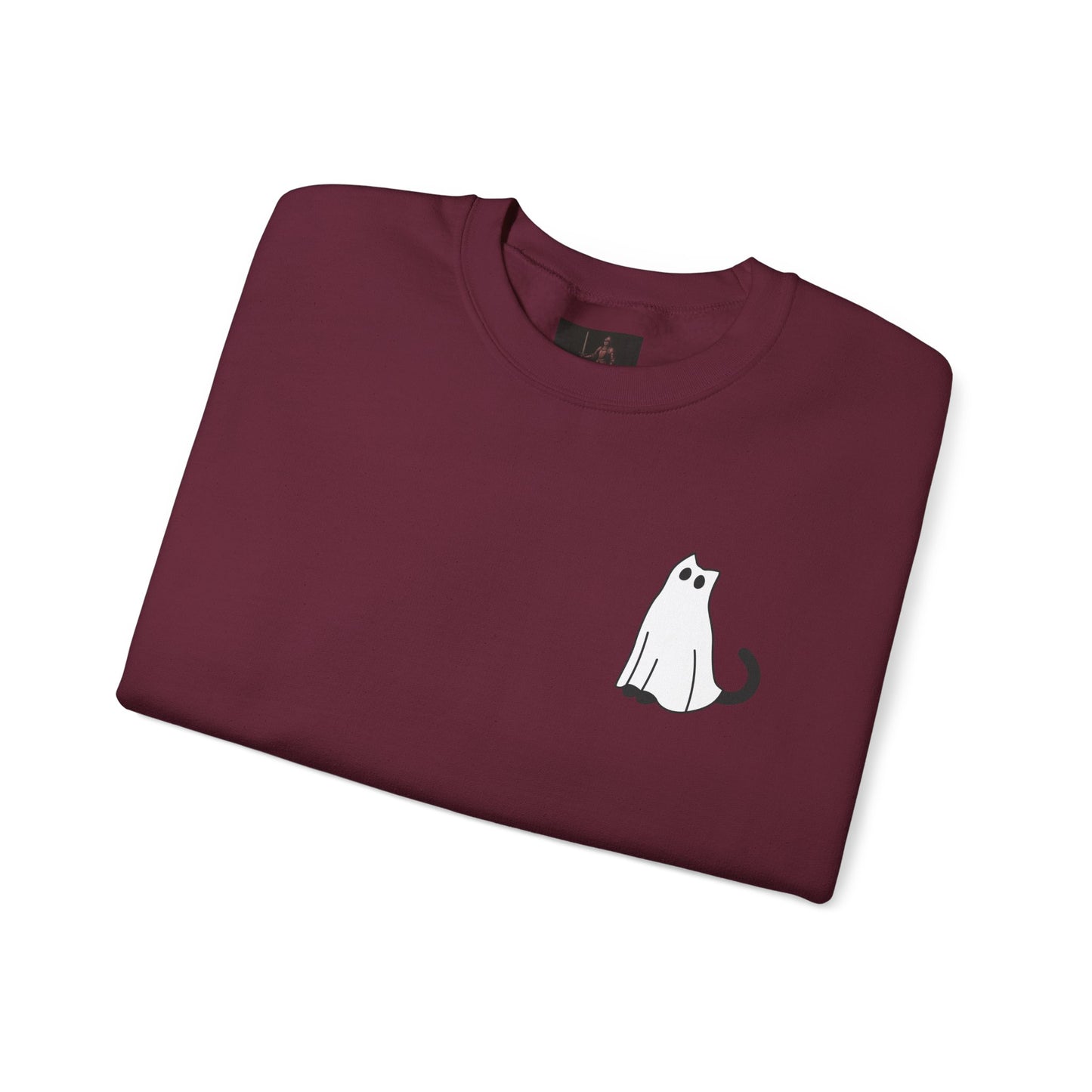 Friday Knights - Ghost Cat Crewneck Sweatshirt