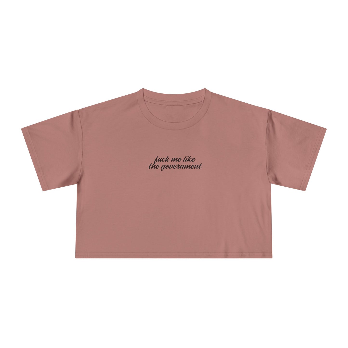 Friday Knights - do me like the government crop top