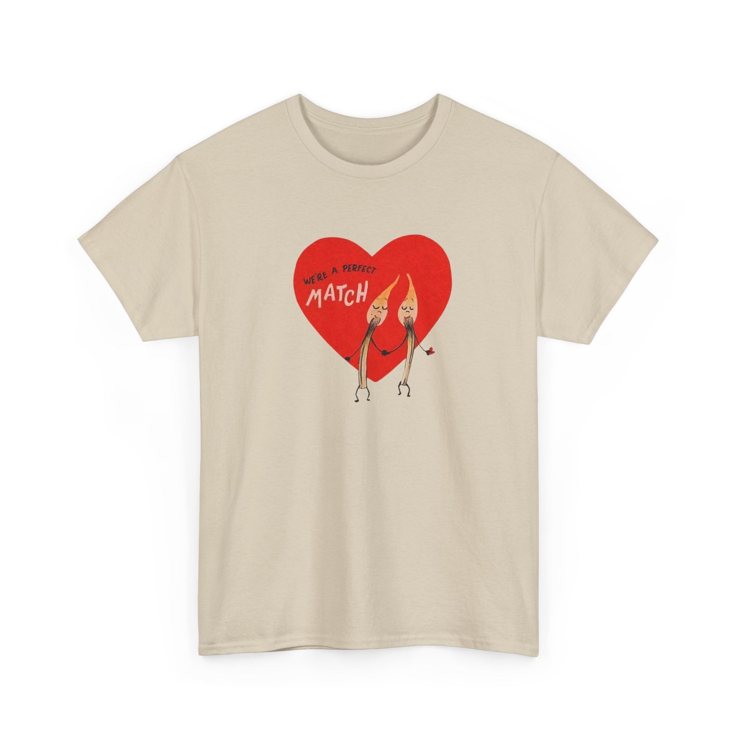 Friday Knights - vintage Valentine's perfect Match Tee