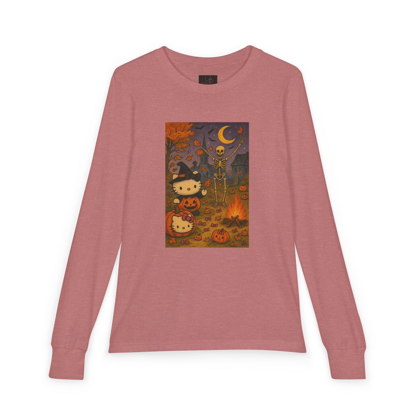 Friday Knights KIDS- Spooky Kitty, Pumpkin & Skeleton Design