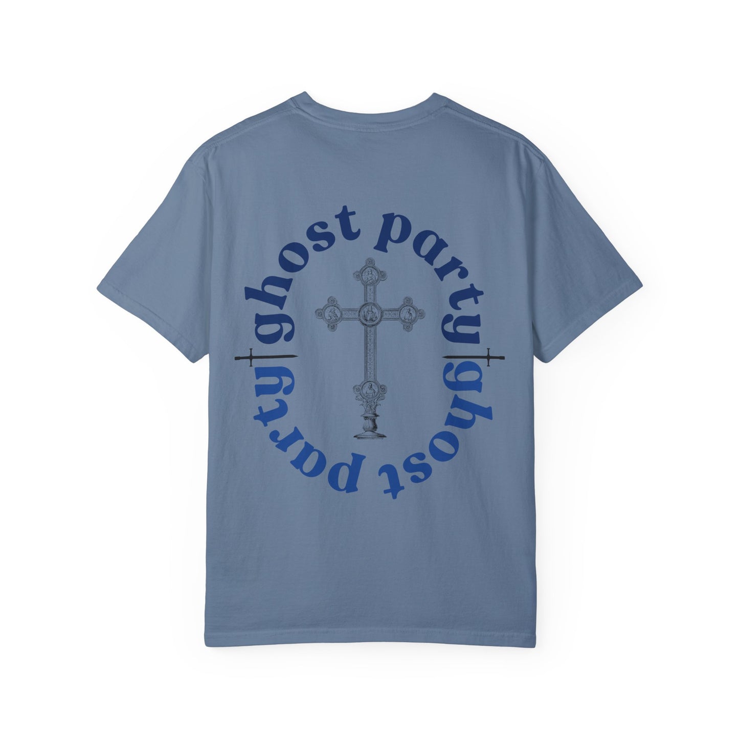 Ghost Party Blue Cross Back
