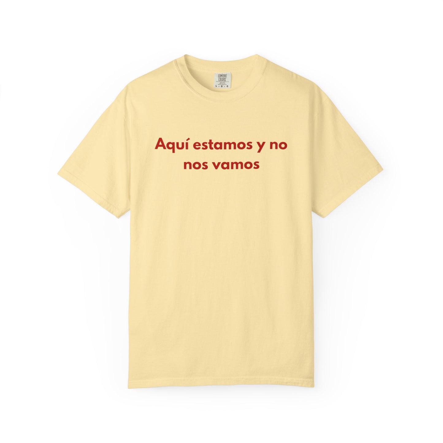 Aqui estamos y no nos vamos