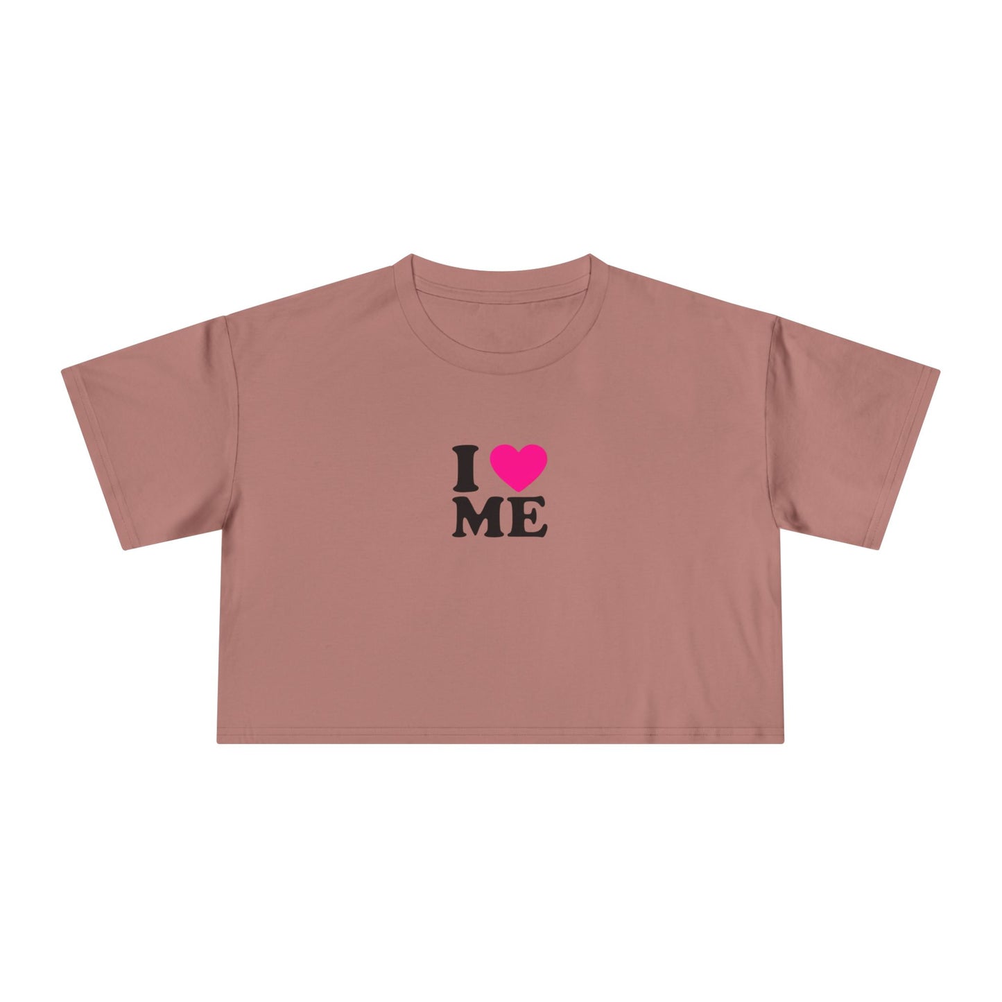Friday Knights - I Love Me Women's Crop Tee