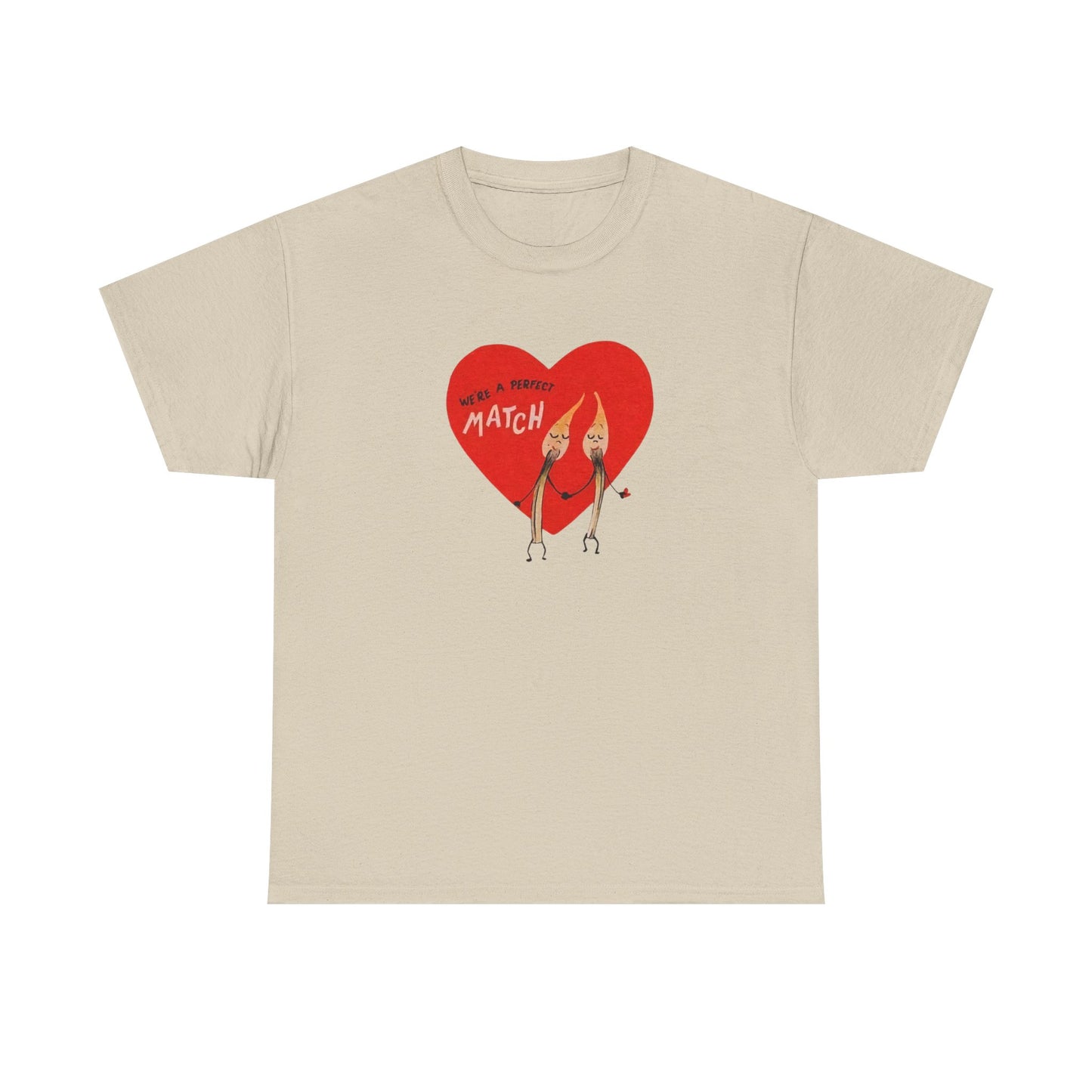 Friday Knights - vintage Valentine's perfect Match Tee
