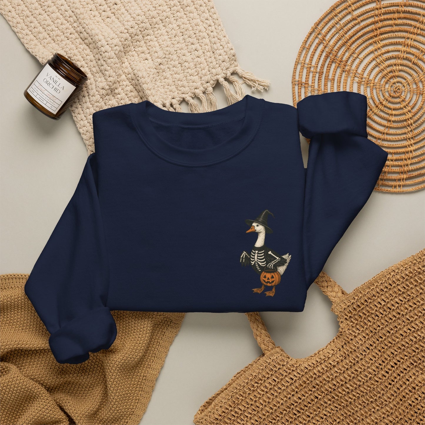 Friday Knights - Silly Witch Goose Crewneck Sweatshirt