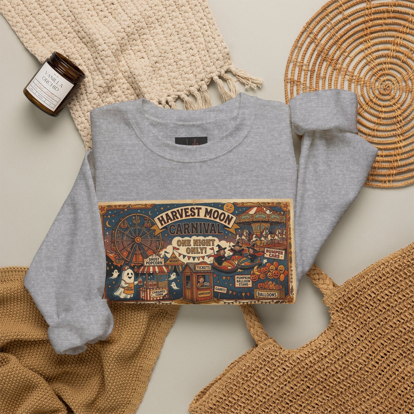 Friday Knights - Harvest Moon Carnival Crewneck Sweatshirt