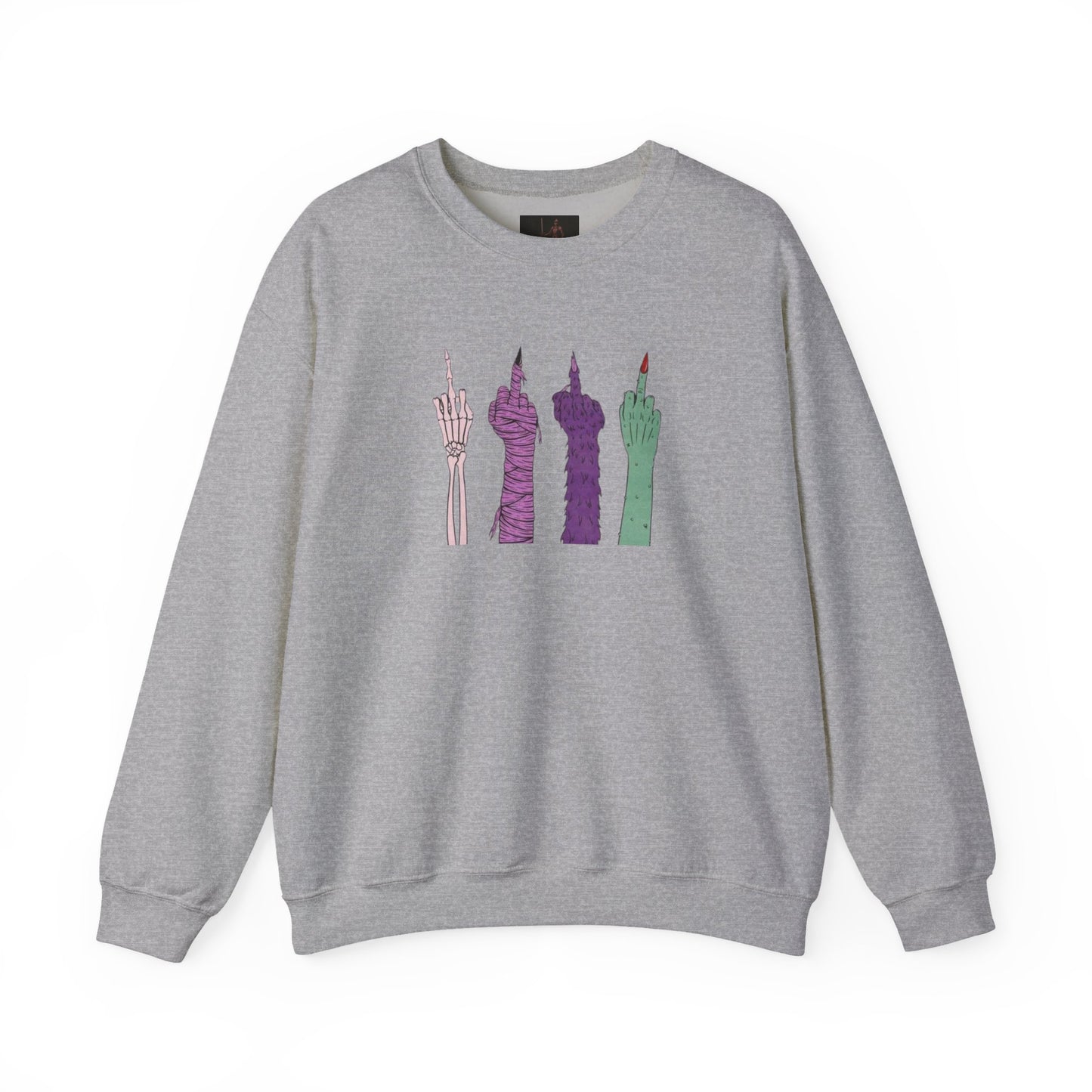 Friday Knights -Middle Finger Skeleton Hands Graphic