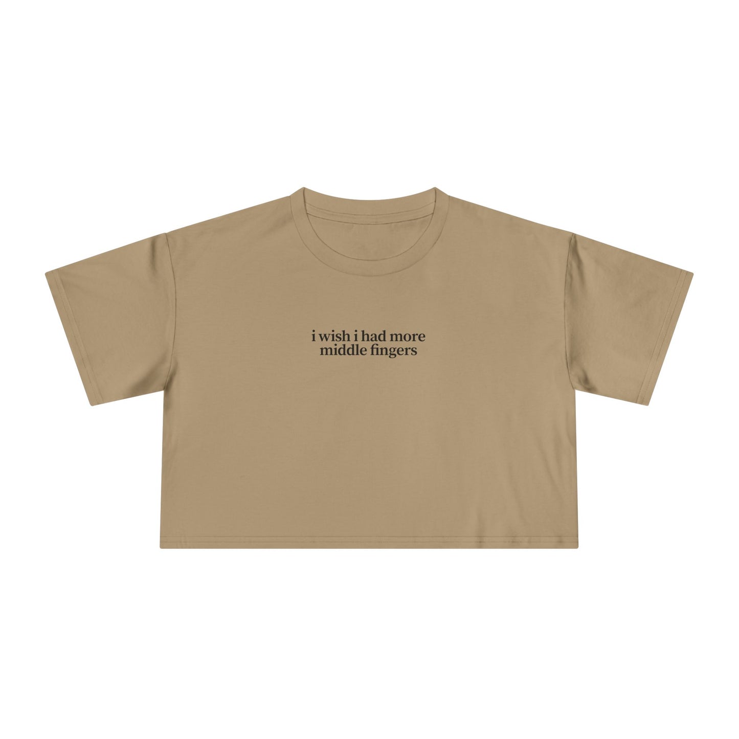 Friday Knights - I wish I had more fingers crop top