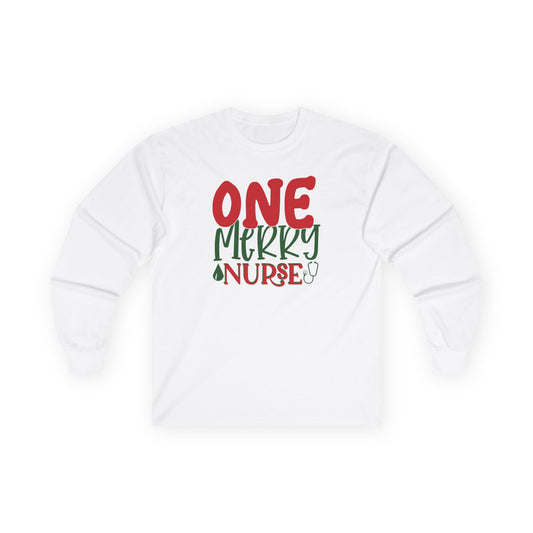 Friday Knights - One Merry Nurse Long Sleeve NON FLEECE