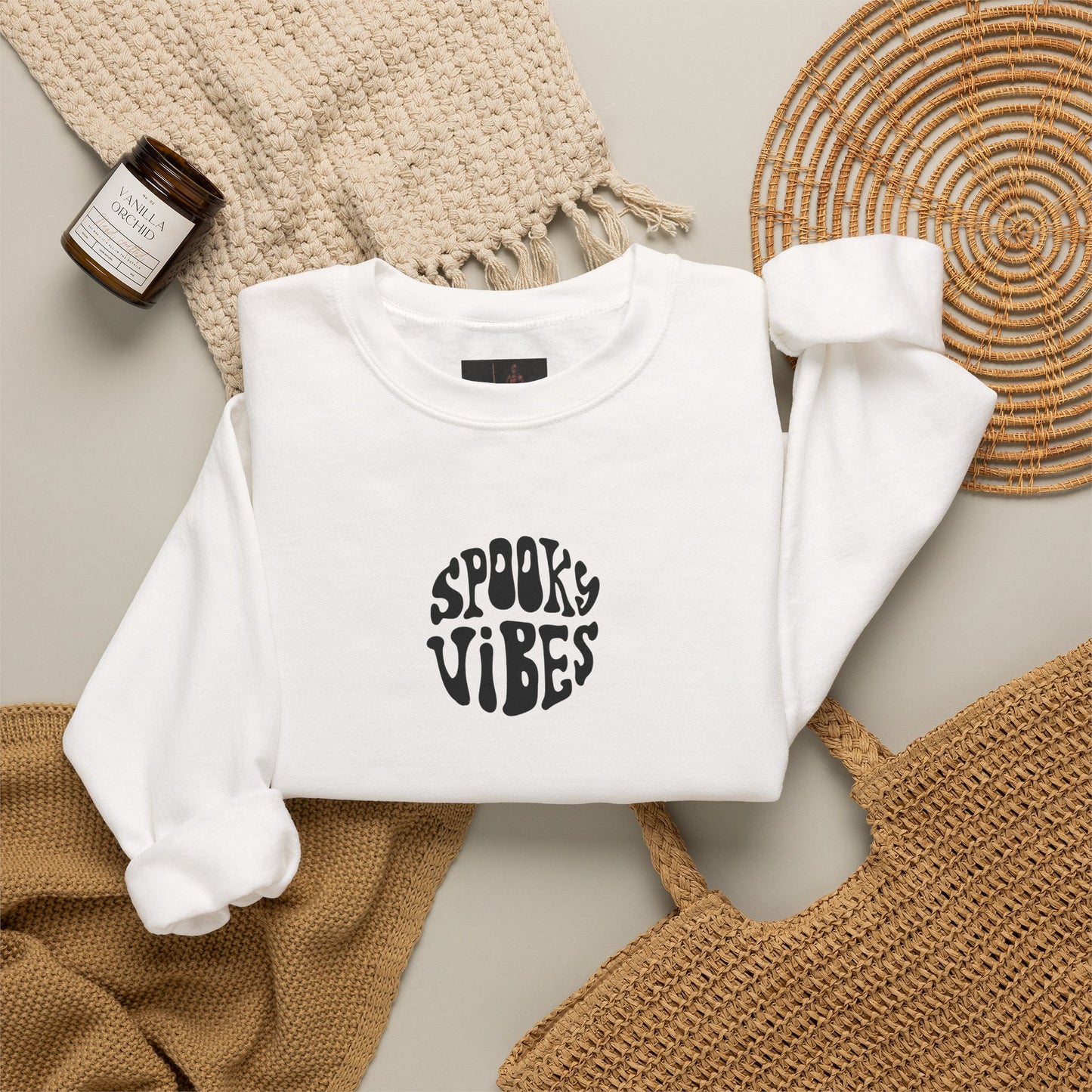 Friday Knights - Spooky Vibes Crewneck Sweatshirt