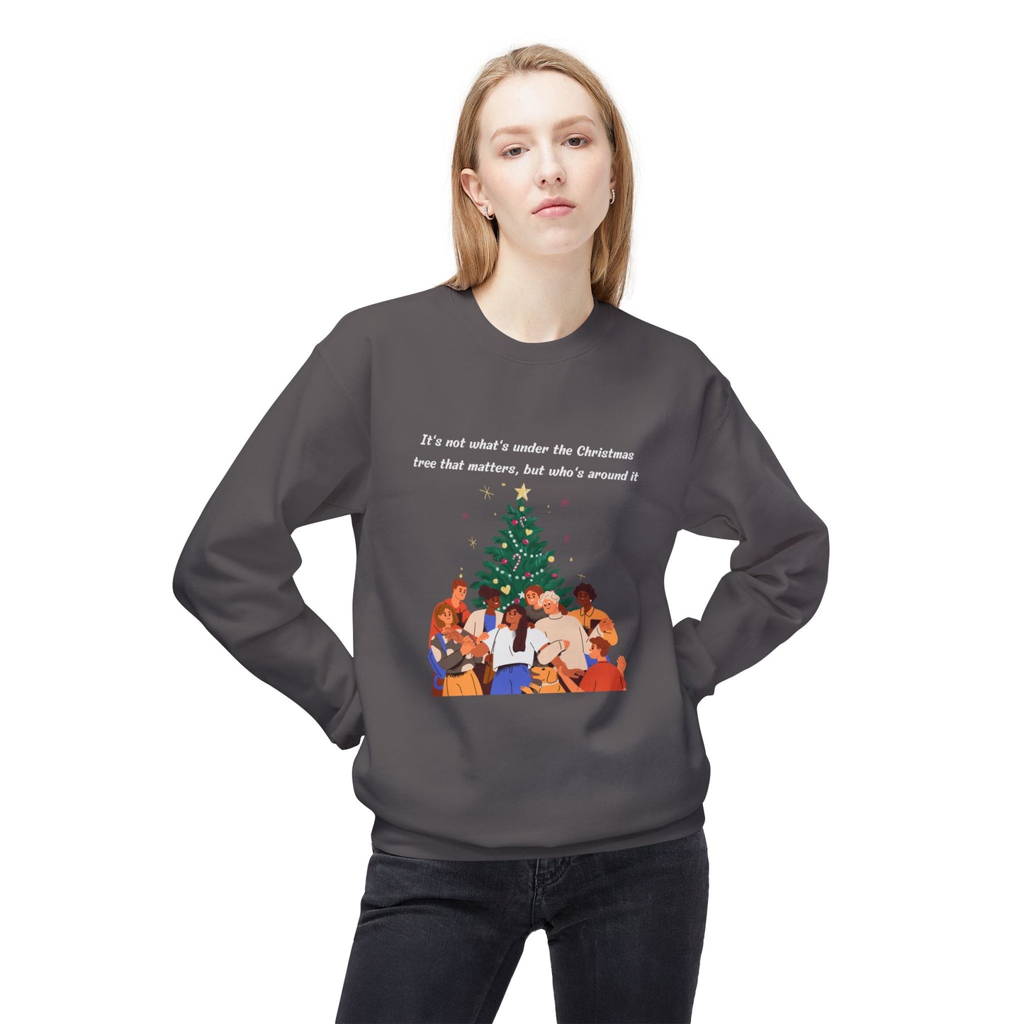 Friday Knights - Holiday Family Christmas Tree Sweatshirt